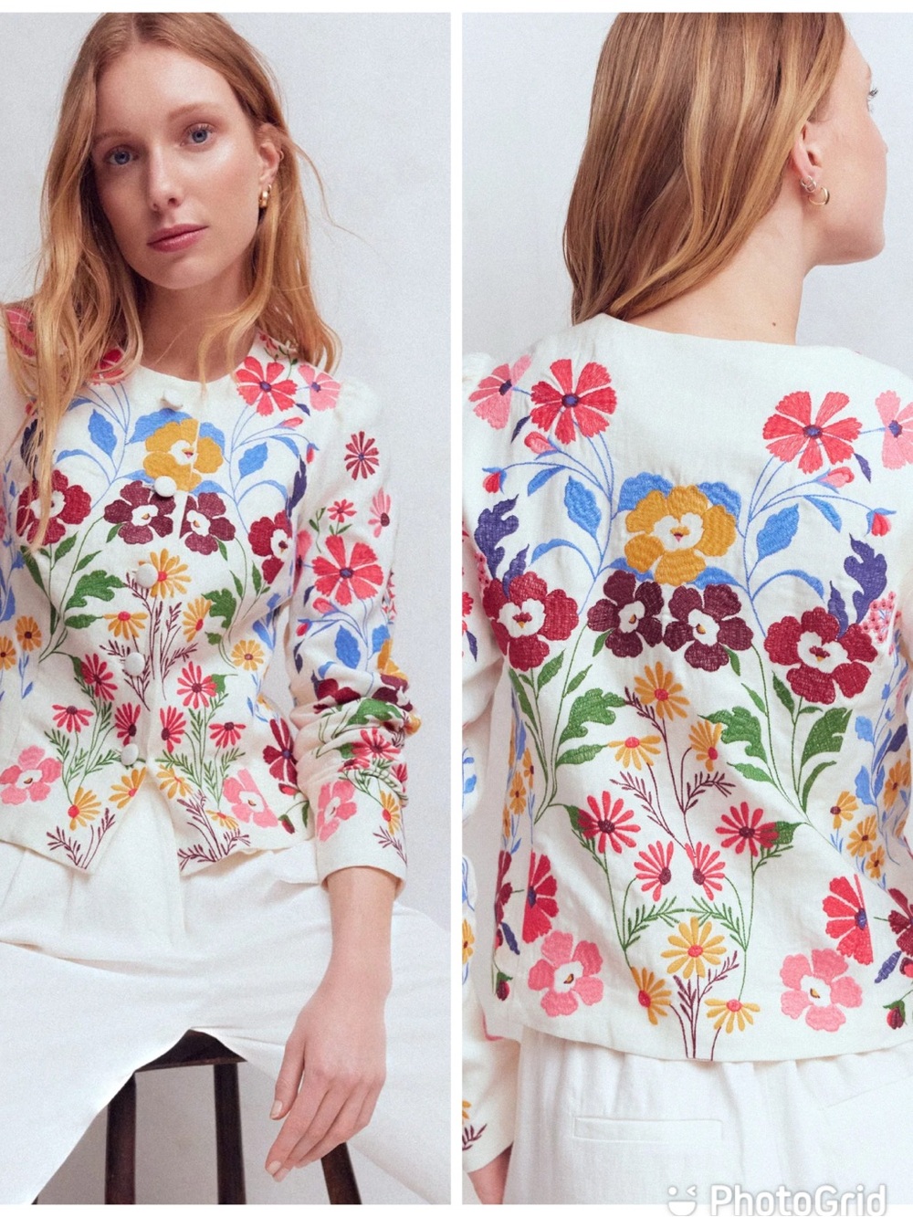 Boden Salisbury Puff Sleeve Jacket
Multi Embroidery New with Tags! - Picture 4 of 12